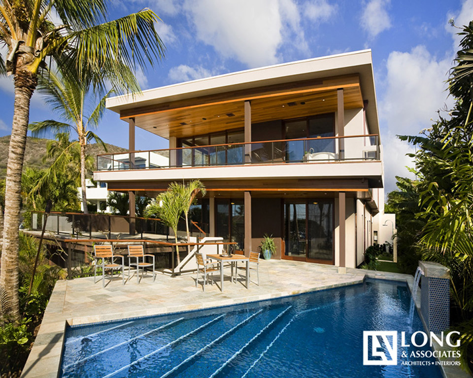 Hawaii Architects Longhouse Design+Build Jeff Long Associates AIA custom luxury home build interior designs BIA Renaissance Awards