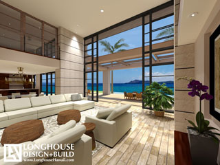 Jeff Long LonghouseHawaii Hawaii Architect Rederning Virtual Design 3D 